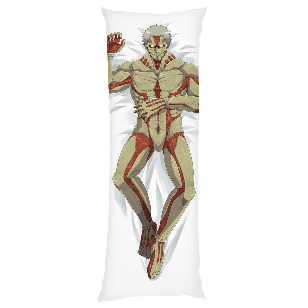 Attack on Titan Body Pillow - Reiner Armored Titan Dakimakura - SnK Husbando Anime Body Pillow