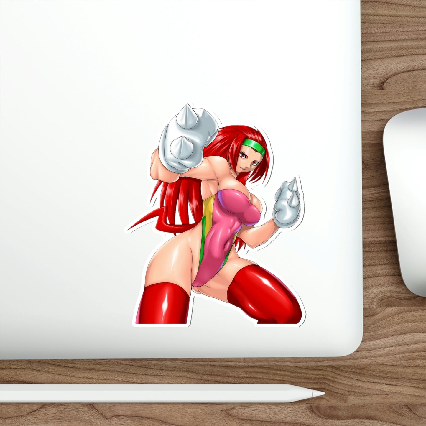 Anthro Sexy Female Knuckles the Echidna Sonic Waterproof Sticker - Weatherproof Vinyl Car Decal