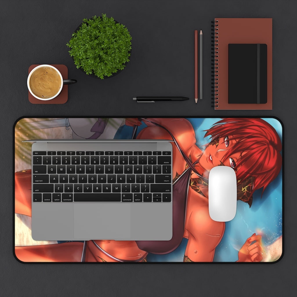 Sexy Bikini Au'ra Final Fantasy 14 Mousepad - Non Slip Gaming Desk Mat