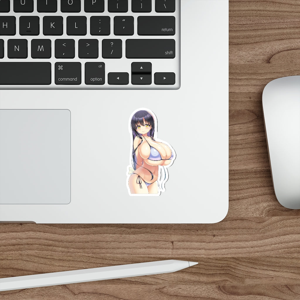 Iwato Kasumi Huge Bikini Tits Saki Waterproof Sticker - Ecchi Vinyl Decal