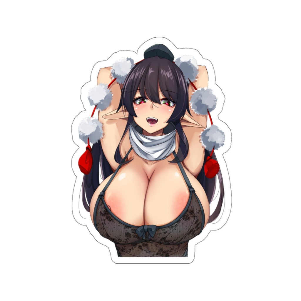 Autocollant imperméable à gros seins Megumu Iizunamaru Touhou Project - Autocollant en vinyle Ecchi