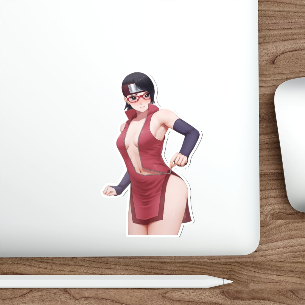 Sexy Uchiha Sarada Naruto Waterproof Sticker - Ecchi Vinyl Decal