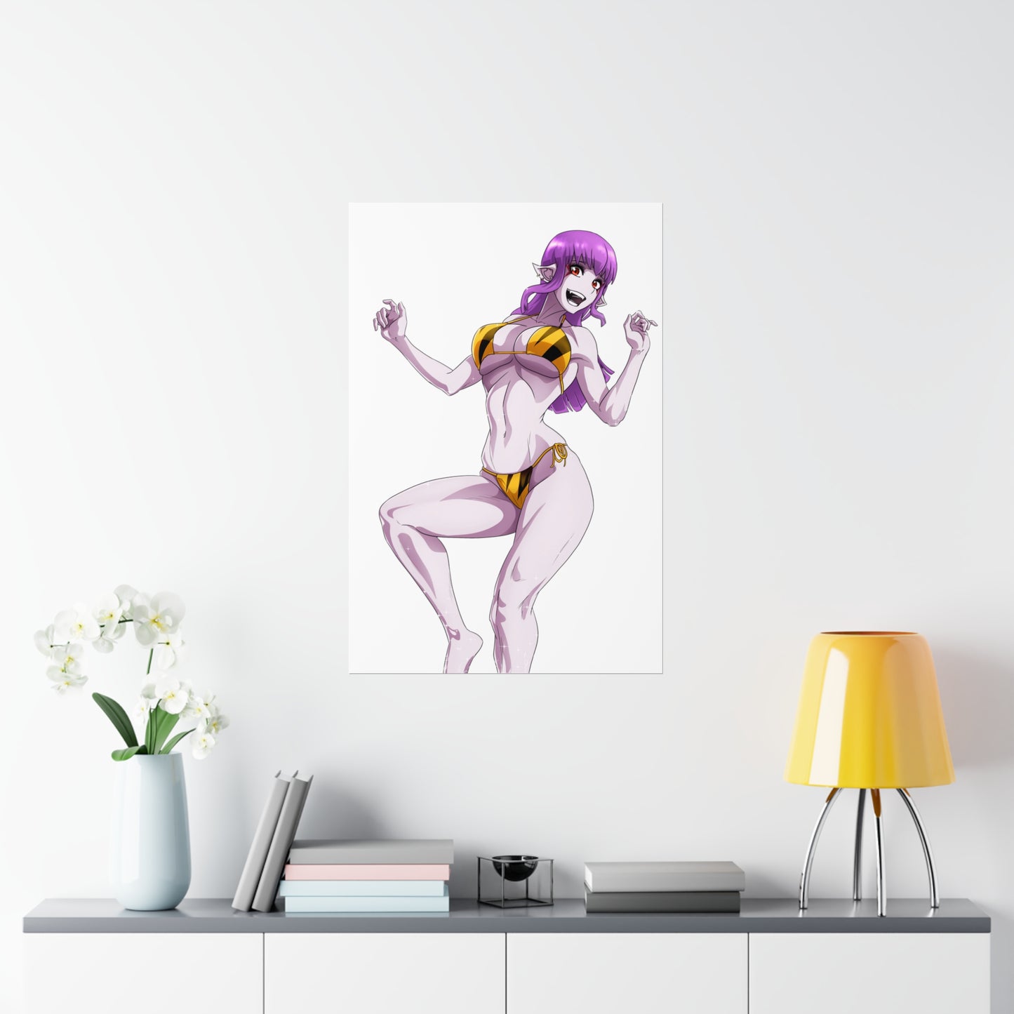 Solo Leveling Poster - Premium Matte Vertical Poster - Esil Radiru Bikini Waifu Ecchi Anime Wall Art Decor