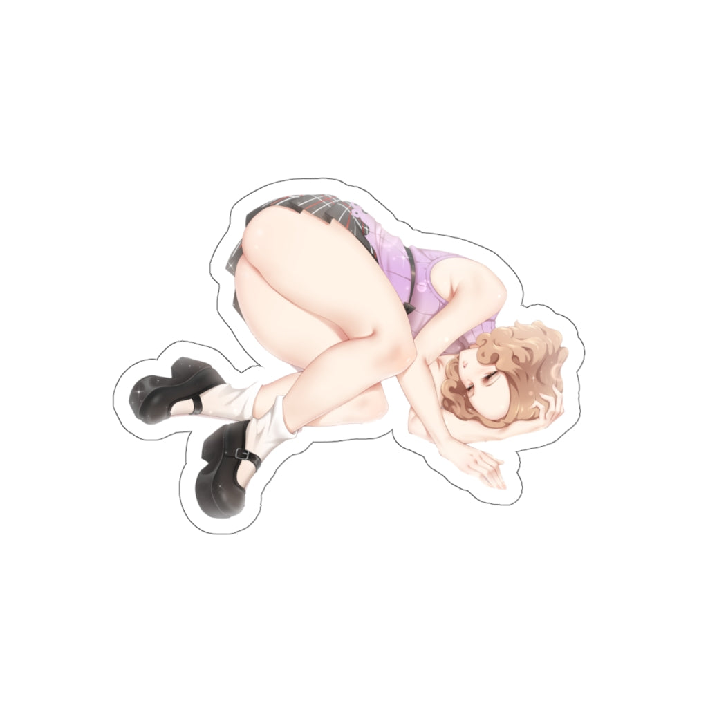 Persona 5 Waterproof Sticker - Haru Okumura Ecchi Vinyl Car Decal