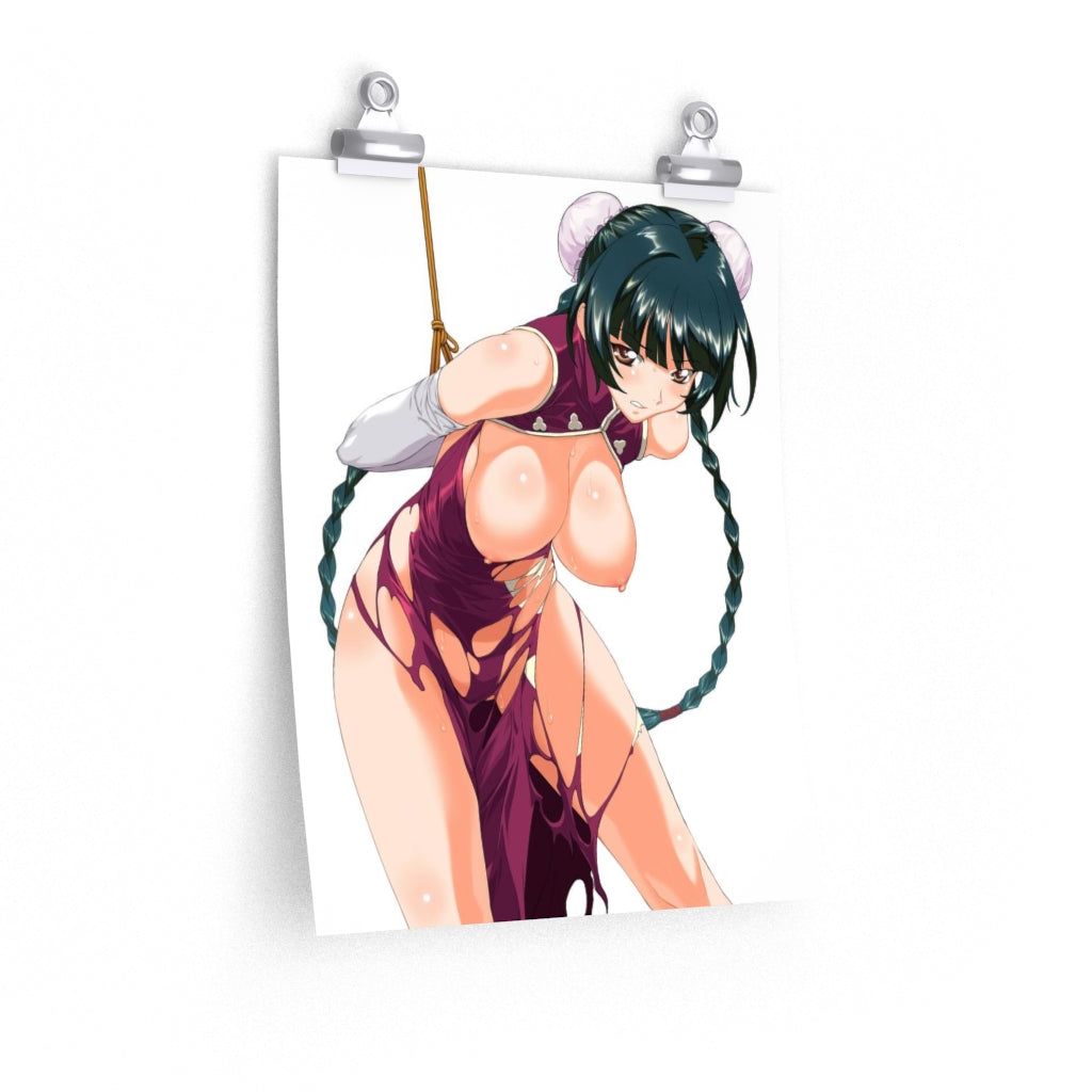 Bondage Wang Liu Mei Nude Tits Gundam 00 Poster - Lewd Premium Matte Vertical Poster - Adult Wall Art