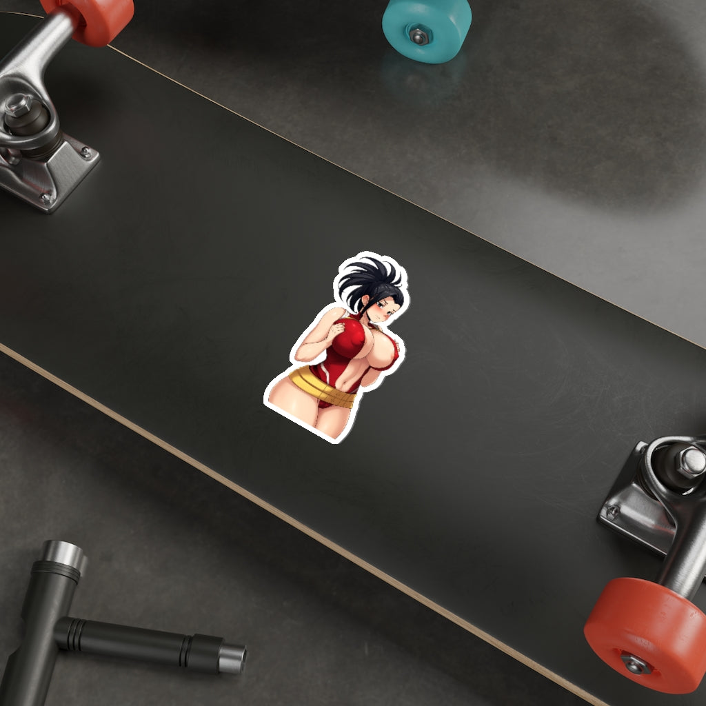 Momo Big Boobs Waterproof Sticker - Ecchi Anime My Hero Academia Vinyl Car Decal