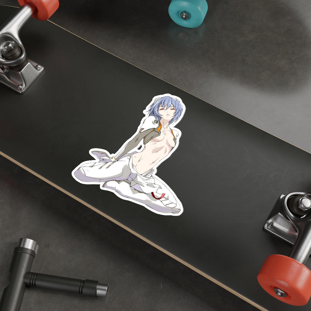 Neon Genesis Evangelion Waterproof Sticker - Ecchi Anime Vinyl Decal - Ayanami Rei Sexy Bodysuit