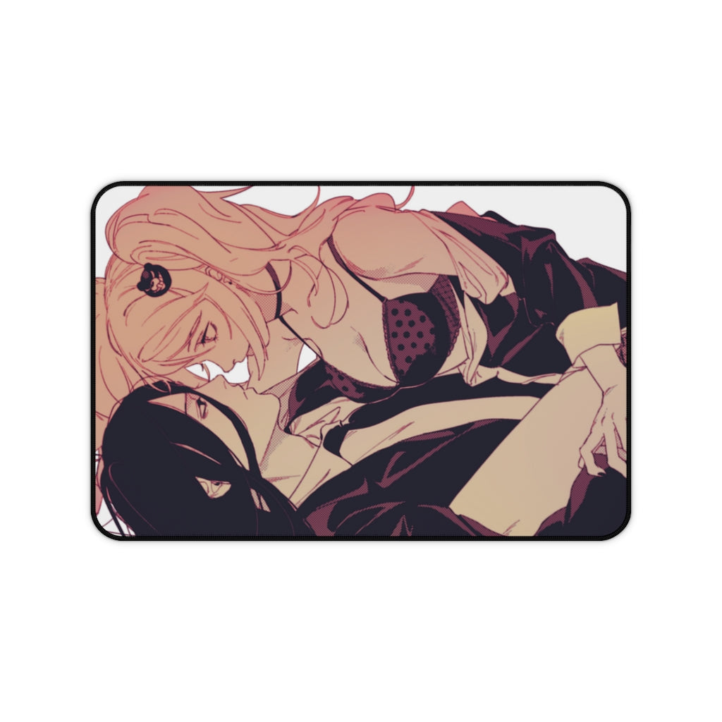 Danganronpa Sexy Mousepad - Junko Enoshima And Izuru Kamukura Desk Mat - Ecchi Gaming Playmat