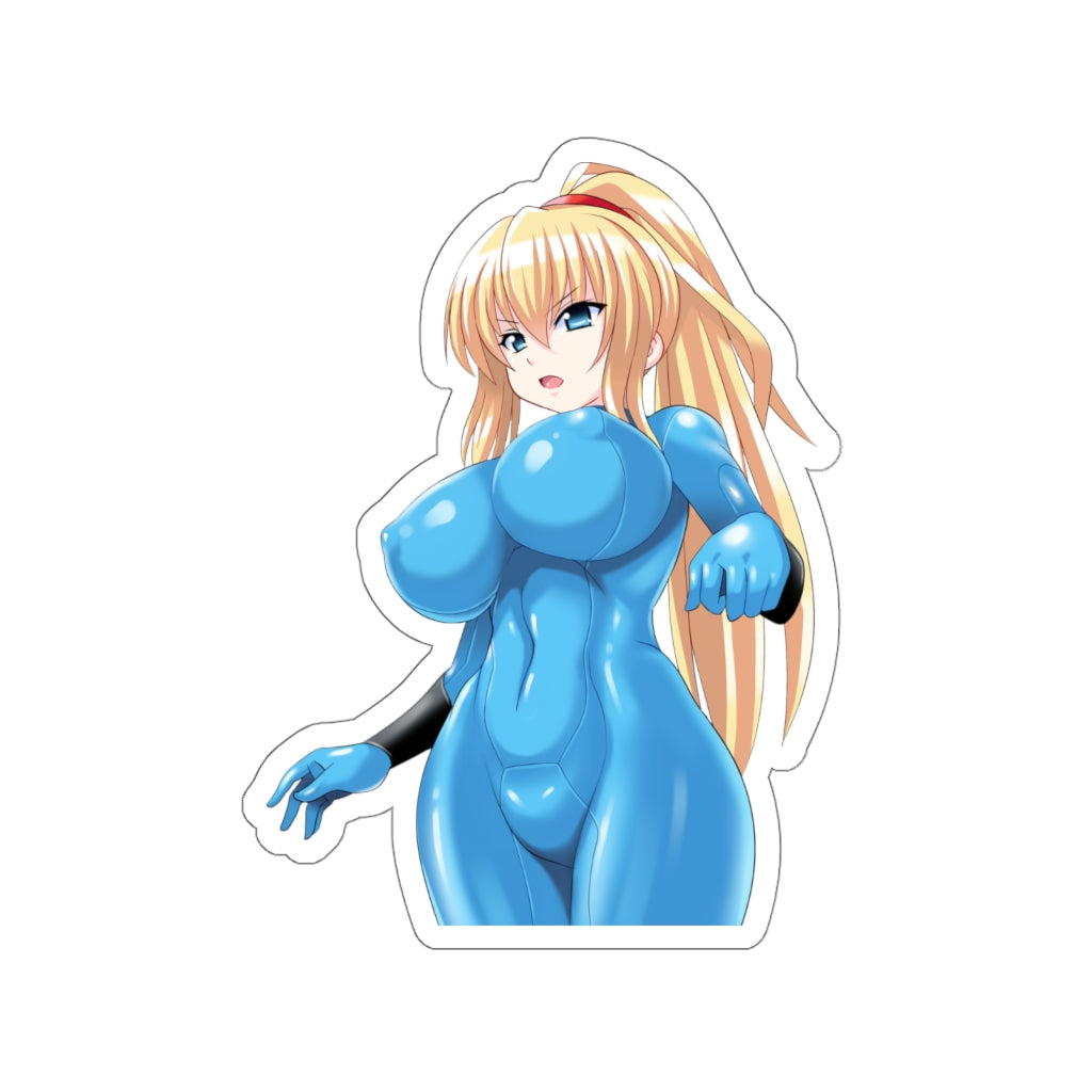 Thick Bodysuit Samus Waterproof Sticker - Ecchi Vinyl Decal