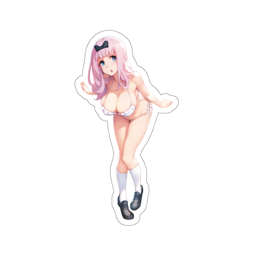 Sexy Boobs Chika Fujiwara Kaguya-sama Love Is War Waterproof Sticker - Ecchi Vinyl Decal