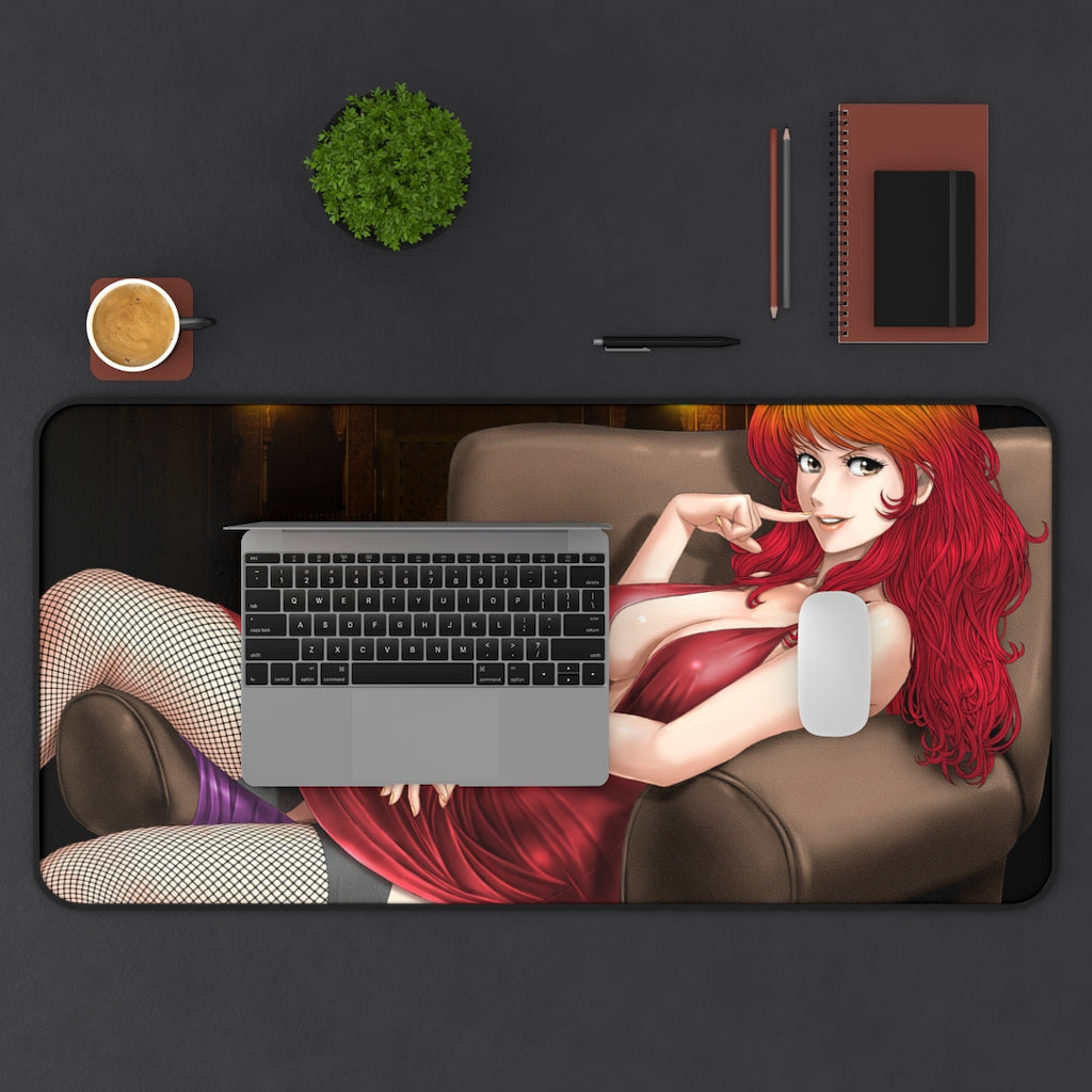 Sexy Fujiko Mine Lupin III Desk Mat - Anime Mousepad - Non Slip Playmat