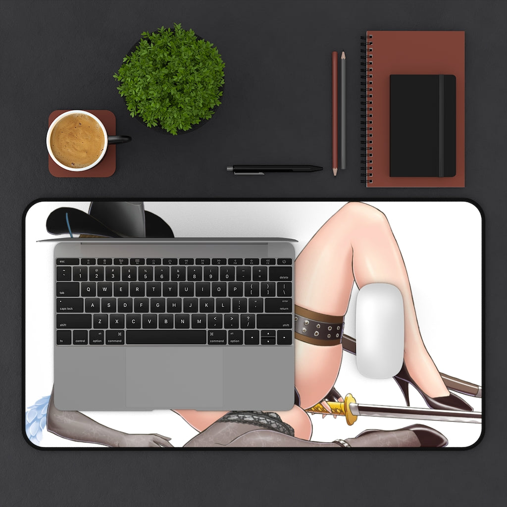 Aya Oneechanbara Bikini Desk Mat - Non Slip Mousepad