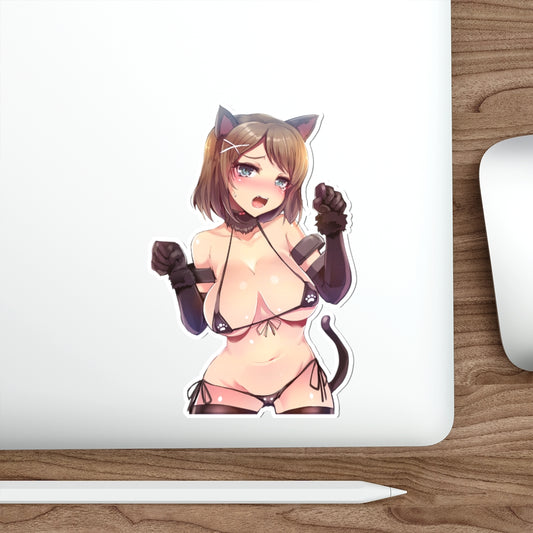 Sexy Neko Maya Kancolle Kantai Collection Waterproof Sticker - Ecchi Vinyl Decal