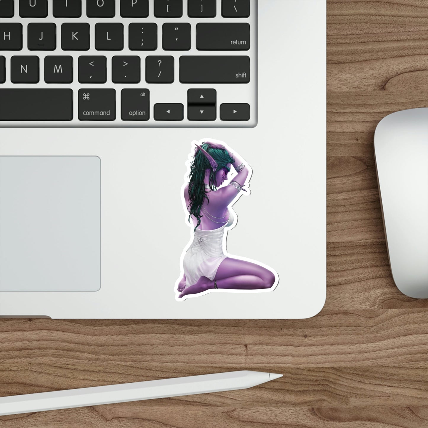 Sexy Tyrande Whisperwind Warcraft Waterproof Sticker - Weatherproof Vinyl Car Decal