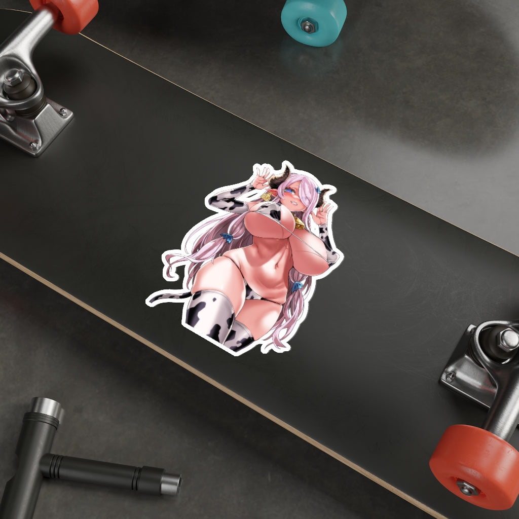 Granblue Fantasy Narmaya Cow Girl Big Tits Waterproof Sticker - Ecchi Vinyl Decal