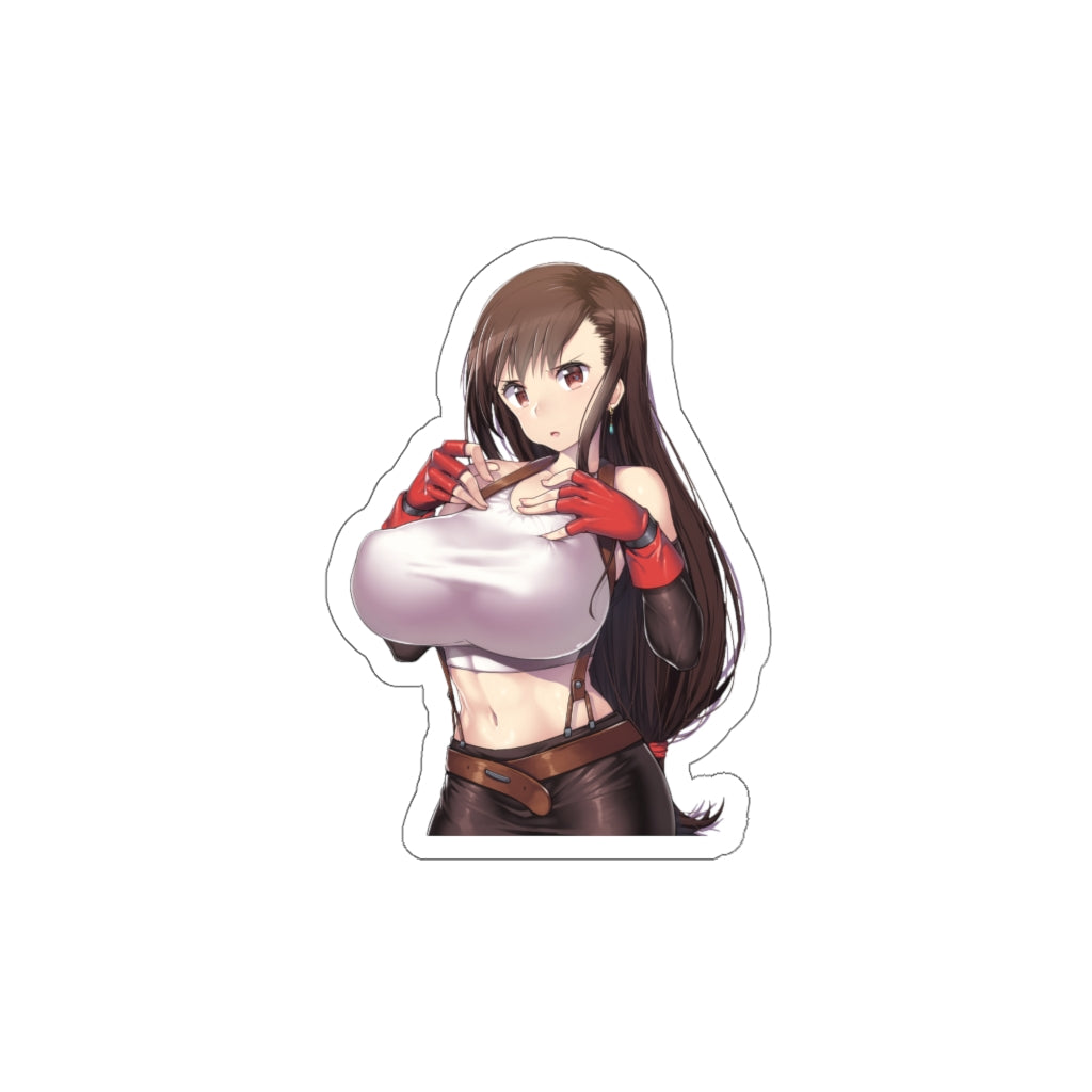 Huge Tifa Tits Waterproof Sticker - Ecchi Vinyl Decal