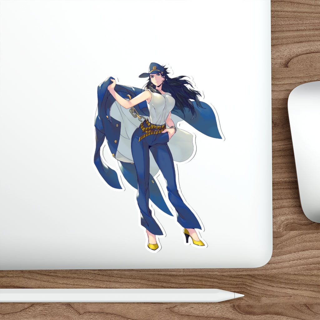 Jotaro Sticker JoJo's Bizarre Adventure Female Jotaro Kujo Waterproof Sticker - Ecchi ...