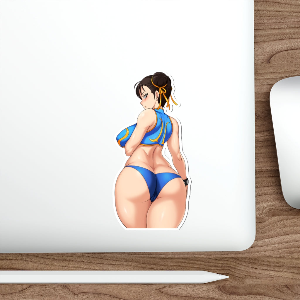 Big Butt Chun Li Waterproof Sticker - Ecchi Vinyl Decal