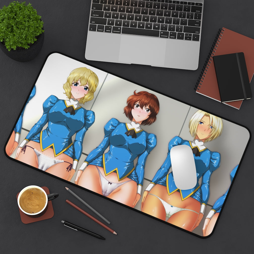 Agent Aika Sexy Panties Desk Mat - Non Slip Mousepad