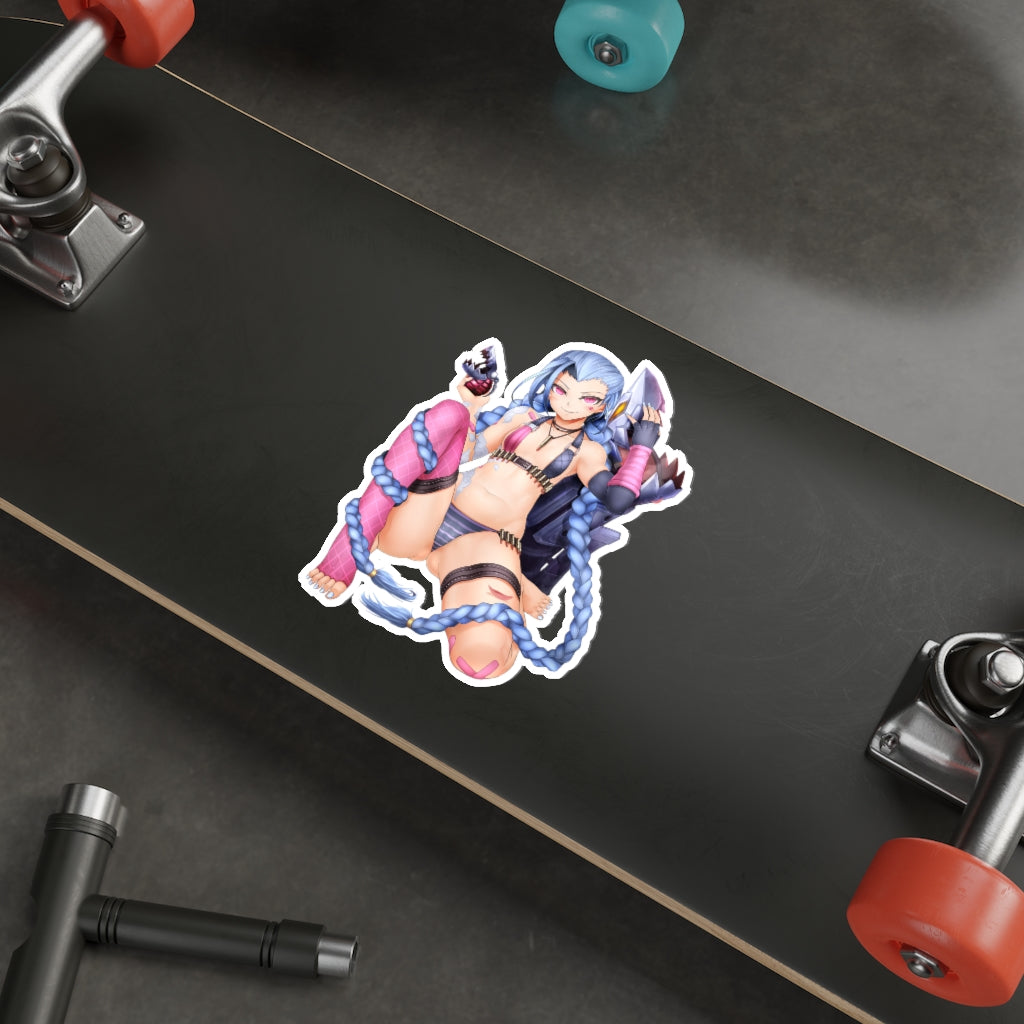 Arcane Jinx Sexy Bikini Waterproof Sticker - League of Legends Ecchi Decal