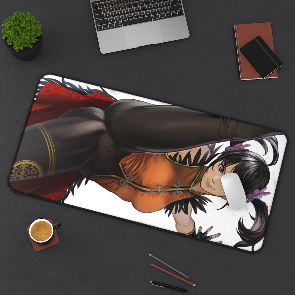 Tekken Sexy Ling Xiaoyu Desk Mat - Non Slip Mousepad