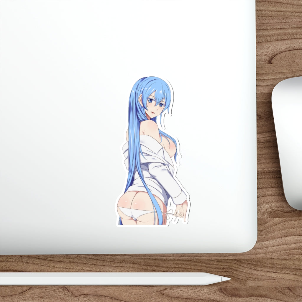 Akame Ga Kill Sexy Esdeath Waterproof Sticker - Ecchi Vinyl Decal