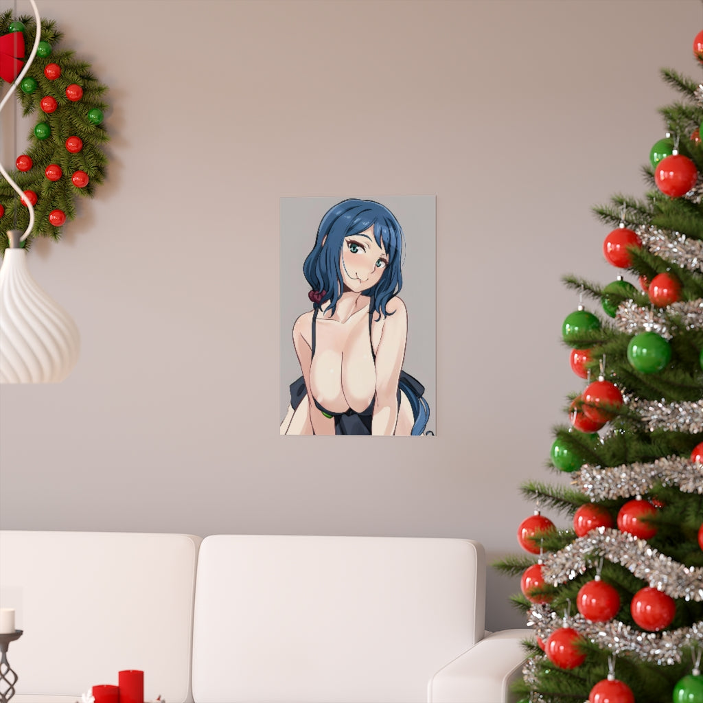 Big Tits Iori Rinko Gundam Ecchi Poster - Lewd Premium Matte Vertical Poster - Adult Wall Art