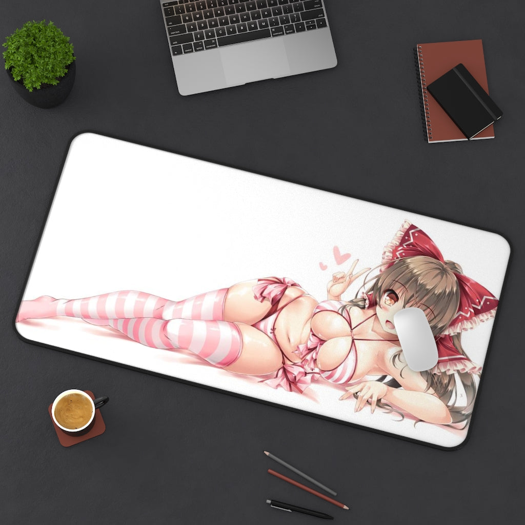 Touhou Sexy Mousepad - Cute Hakurei Reimu Desk Mat - Ecchi Playmat