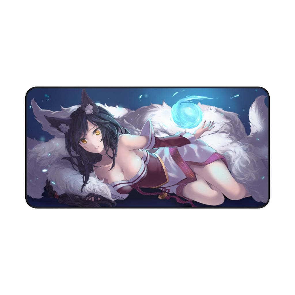 Ahri Anime Mousepad - Large Desk Mat - Ecchi Mouse Pad - MTG Playmat