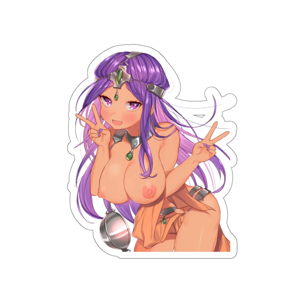 Dragon Quest 4 Big Boobs Maya Waterproof Sticker - Ecchi Vinyl Decal