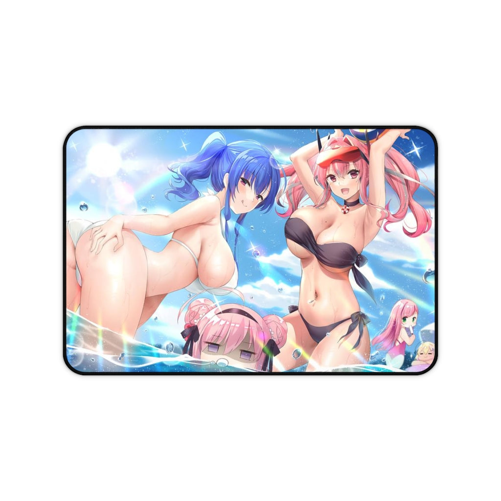 Azur Lane Sexy Girls Mousepad - St Louis And Bremerton Large Desk Mat - Ecchi Mouse Pad