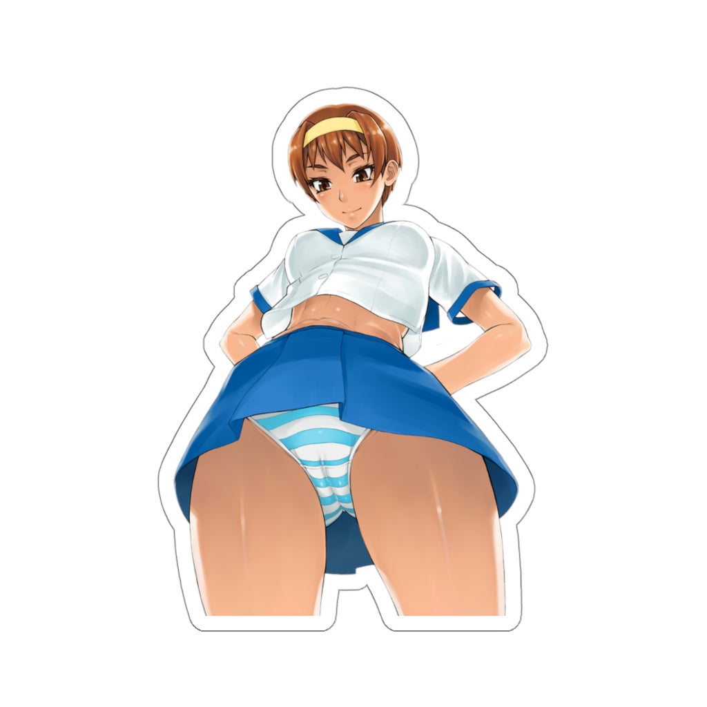 Panties Seifuku Kashiwagi Azusa Kizuato Waterproof Sticker - Ecchi Vinyl Decal