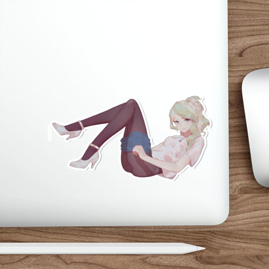 Diana Cavendish Sexy Pantyhose Little Witch Academia Waterproof Sticker - Ecchi Vinyl Decal