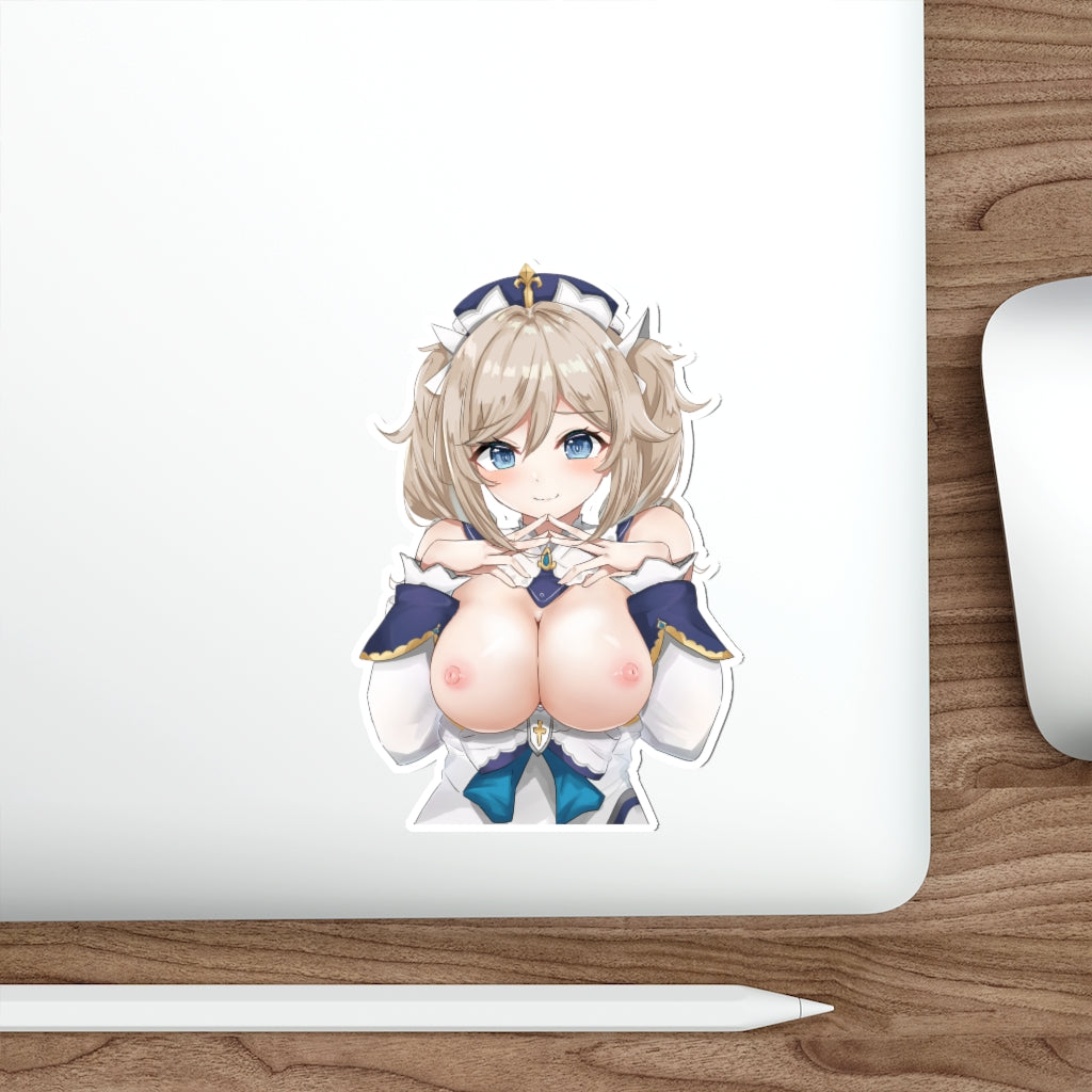 Topless Tits Barbara Genshin Impact Waterproof Sticker - Ecchi Vinyl Decal