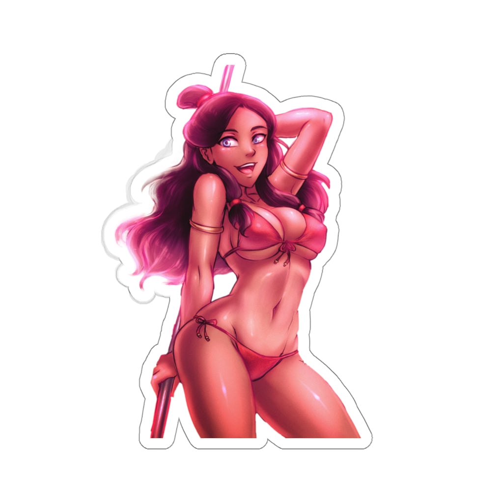 Katara Stripper Waterproof Sticker - Avatar the Last Airbender Ecchi Vinyl Anime Car Decal