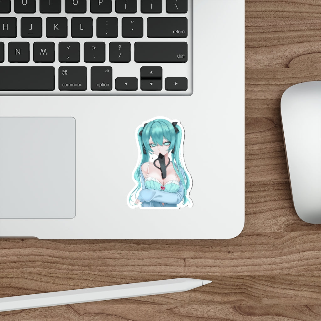 Miku Hatsune Vocaloid Waterproof Sticker - Ecchi Vinyl Decal