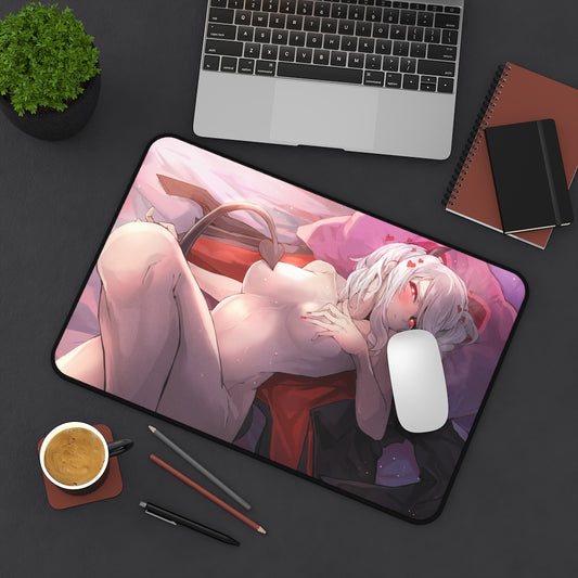 Helltaker Sexy Mousepad - Nude Modeus Desk Mat - Ecchi Playmat