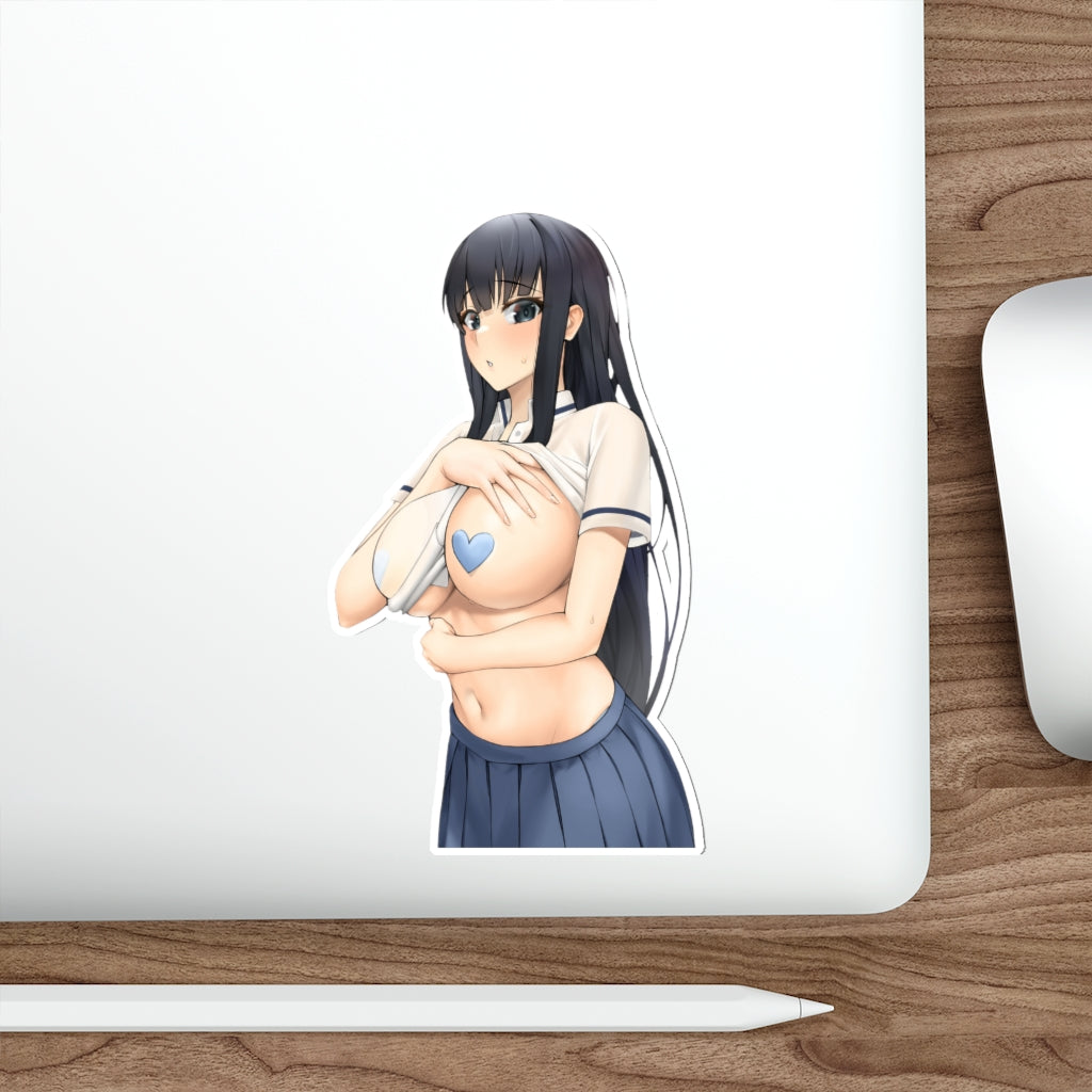 Big Tits Seifuku Ikaruga Senran Kagura Waterproof Sticker - Ecchi Vinyl Decal