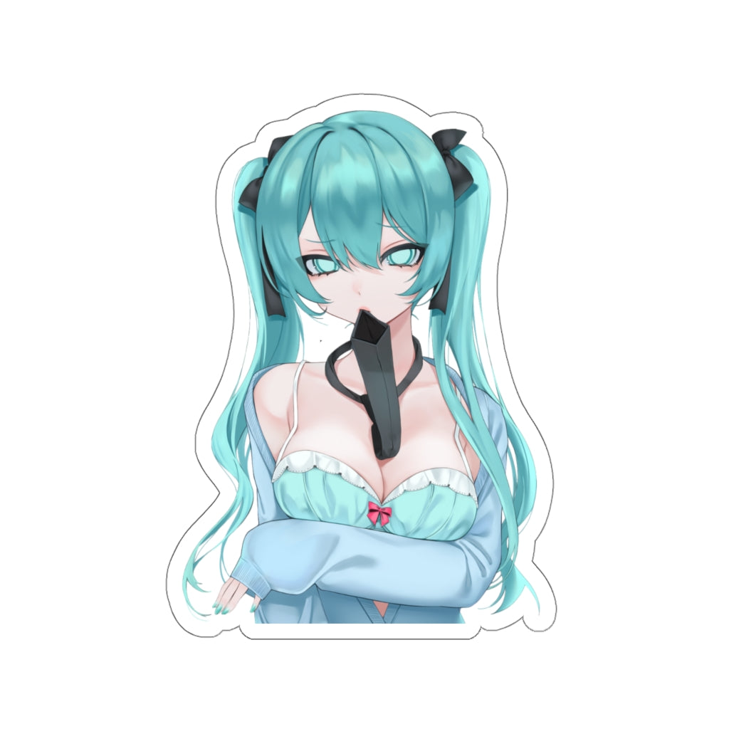 Miku Hatsune Vocaloid Waterproof Sticker - Ecchi Vinyl Decal