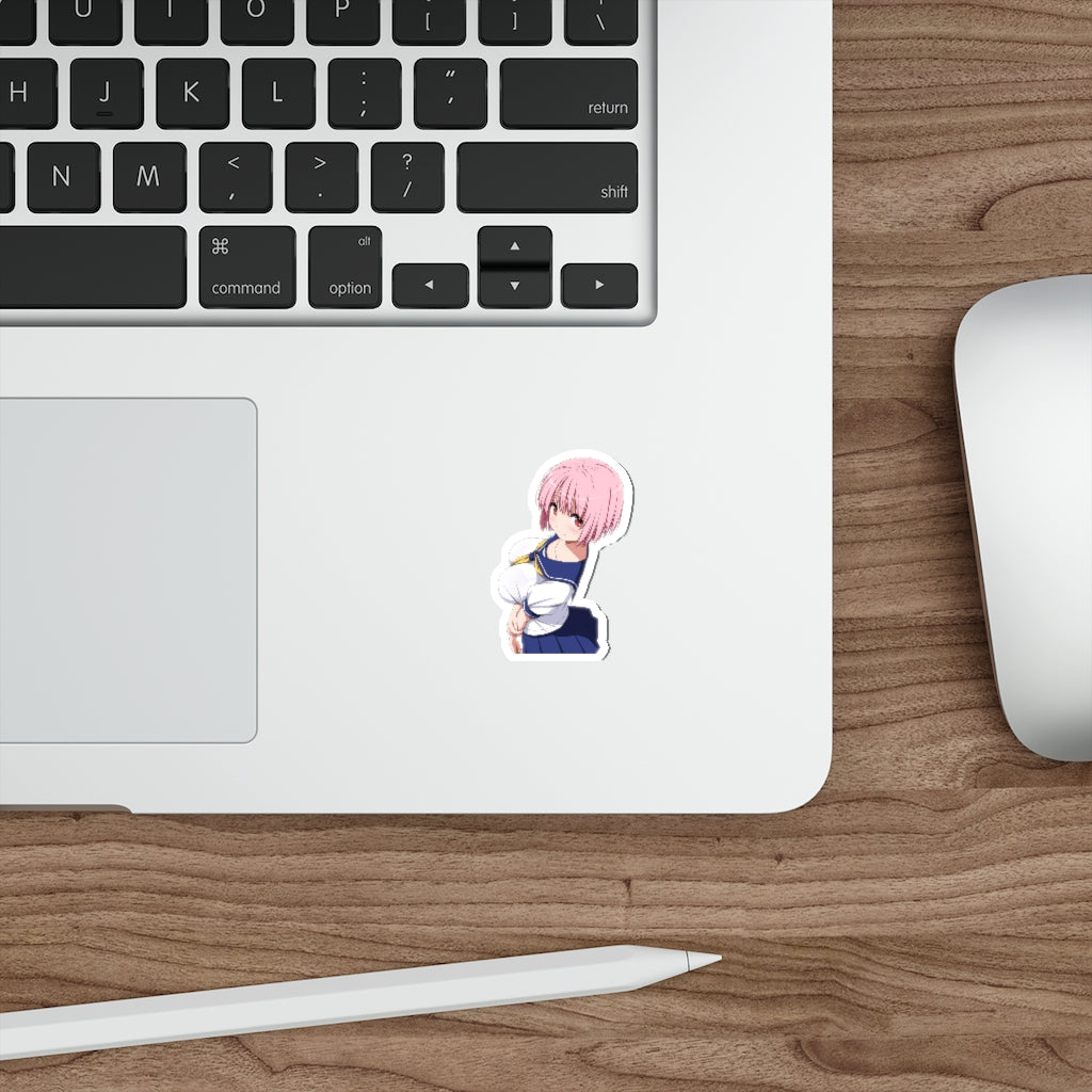 Touhou Yuyuko Sexy School Girl Waterproof Sticker - Ecchi Vinyl Decal