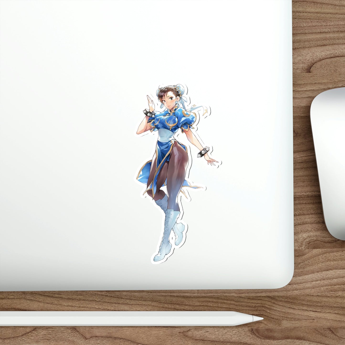 Waifu Chun Li Street Fighter Waterproof Sticker - Weatherproof Vinyl Car Decal