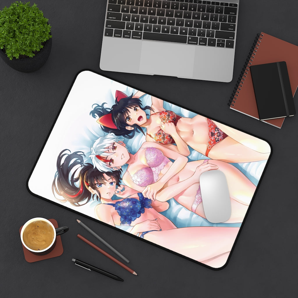 Inuyasha Yashahime Half-Demon Princesses Manga Desk Mat - Anime Mousepad - Sexy Girls Playmat