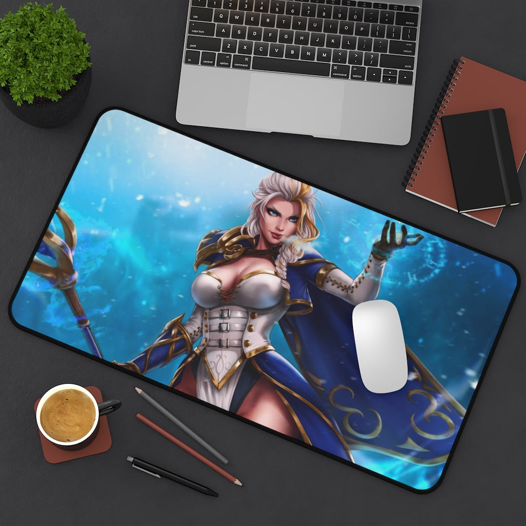 Sexy Mage Jaina Proudmoore Warcraft Desk Mat - Non Slip Mousepad - Sexy Girl Playmat