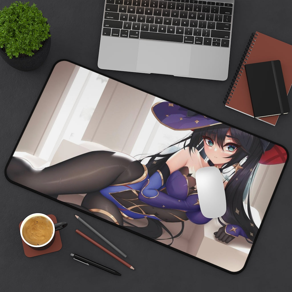 Genshin Impact Sexy Mousepad - Mona Gaming Desk Mat - Ecchi Playmat