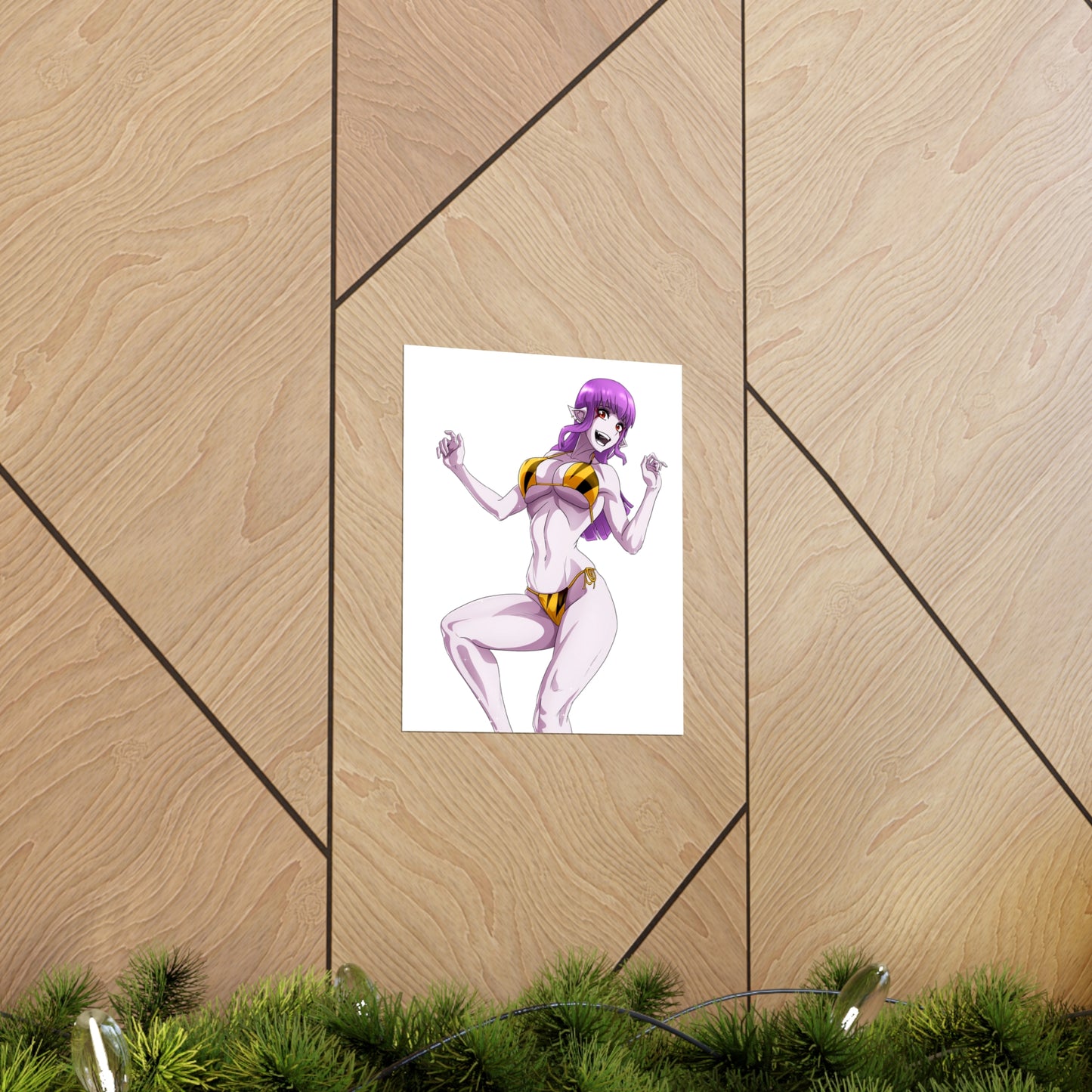 Solo Leveling Poster - Premium Matte Vertical Poster - Esil Radiru Bikini Waifu Ecchi Anime Wall Art Decor