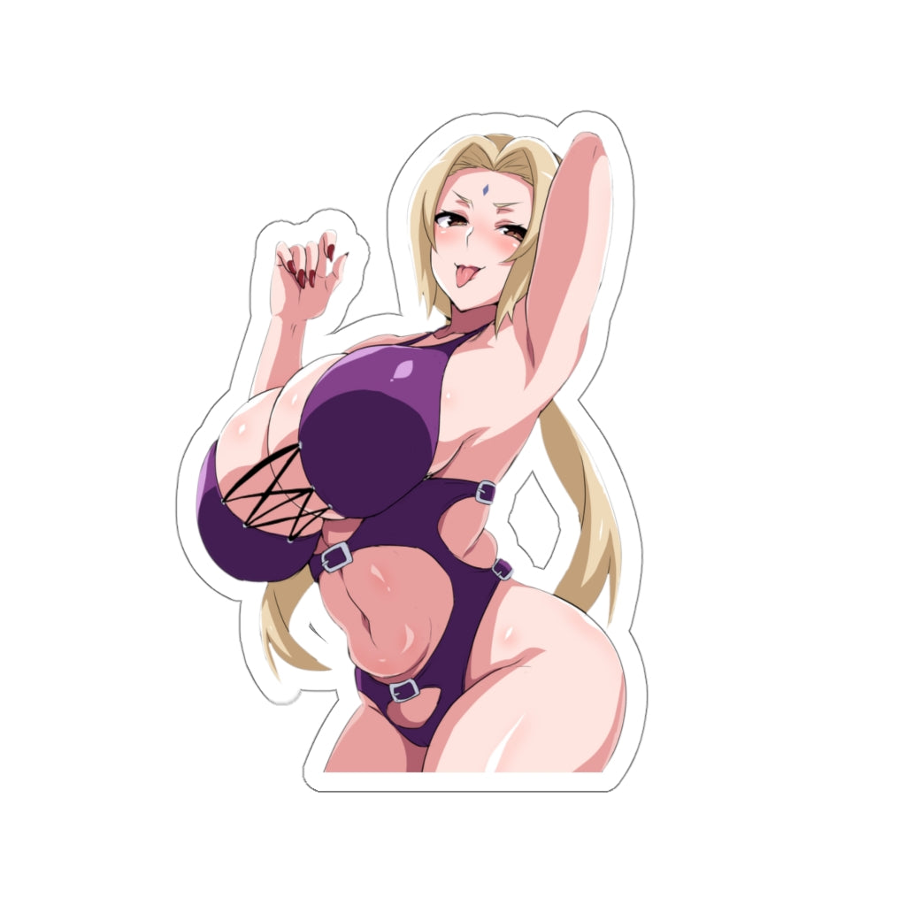 Thick Bodysuit Tsunade Naruto Waterproof Sticker - Ecchi Vinyl Decal