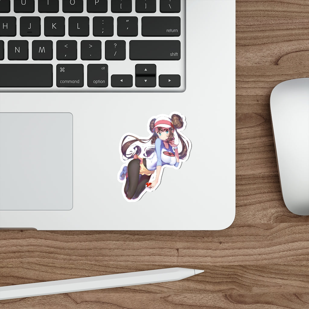 Kawaii Rosa Pokemon Trainer Waterproof Sticker - Ecchi Vinyl Decal