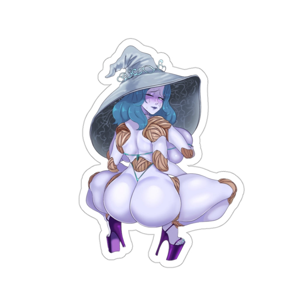 Ranni the Thick Squatting Witch Elden Ring Waterproof Sticker - Ecchi Vinyl Decal