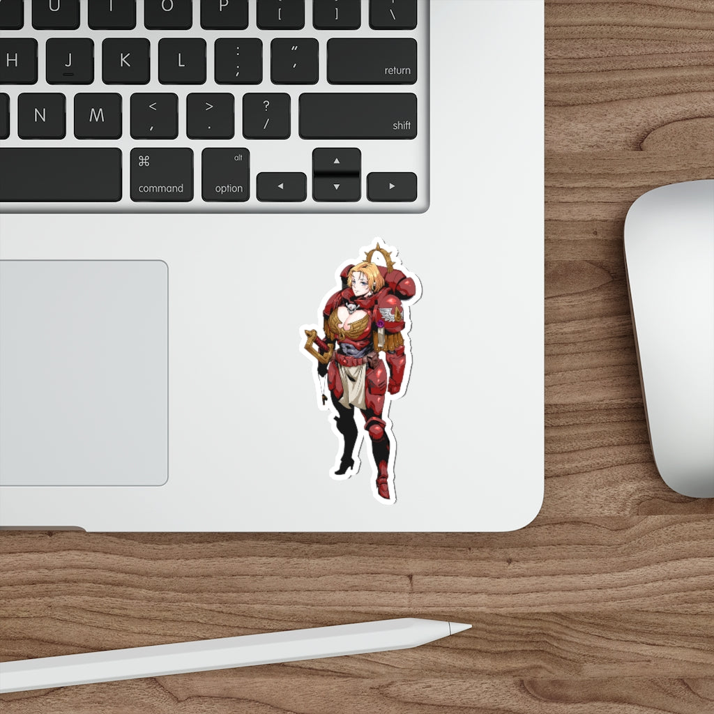 Sexy Space Marine Big Boobs Warhammer 40k Waterproof Sticker - Ecchi Vinyl Decal