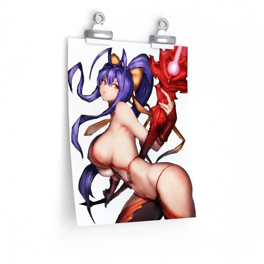 Affiche Blazblue de Mai Natsume - Affiche verticale mate de qualité supérieure obscène - Art mural pour adulte